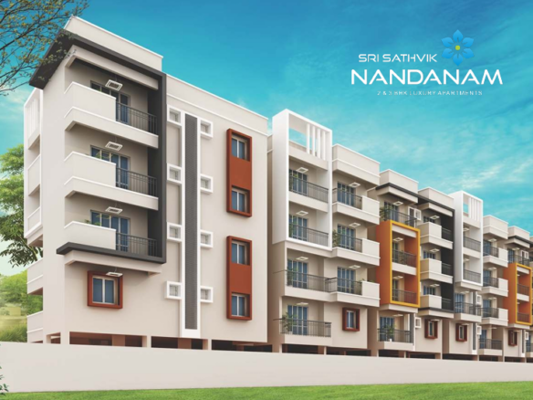 Front view of MNM Sri Sathvik Nandanam – C V Raman Nagar properties