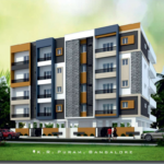 Spacious 3BHK flat near Garden City College – 1163 sq.ft luxury apartment exterior view