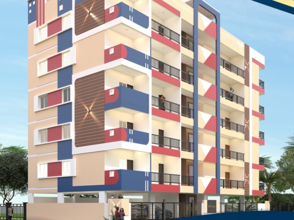 Exterior view of Shreevari Sannidhi Apartments with luxury 2 & 3BHK flats in Bangalore