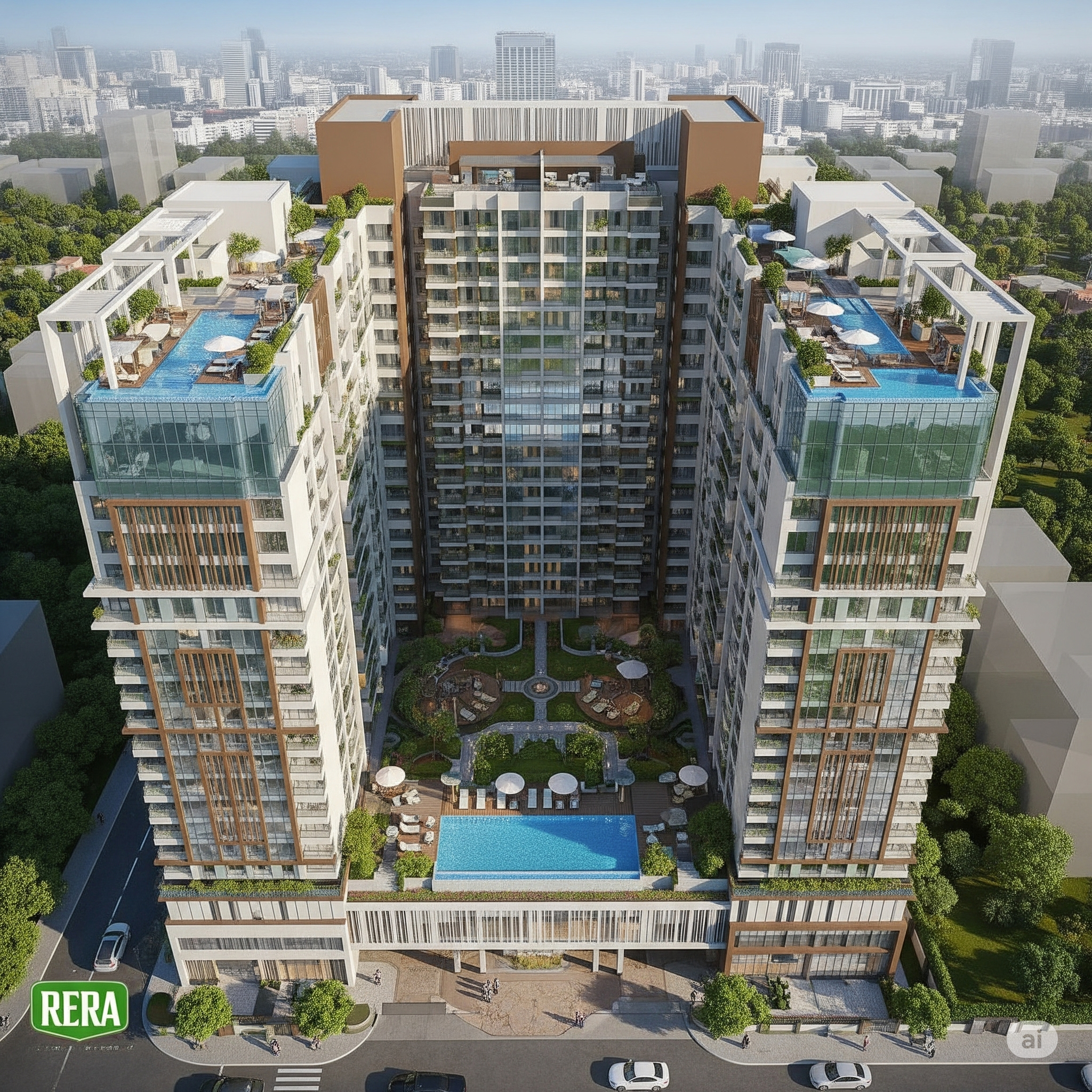 "Homebuyer verifying RERA approval status of a real estate project online for RERA approved apartments in Horamavu"