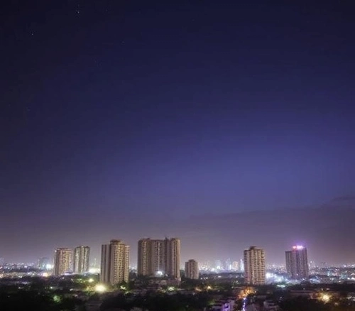 "Exterior view of Heaven Park Bangalore Flats promoted by Globes Properties in 2025"