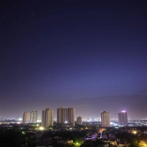 "Exterior view of Heaven Park Bangalore Flats promoted by Globes Properties in 2025"