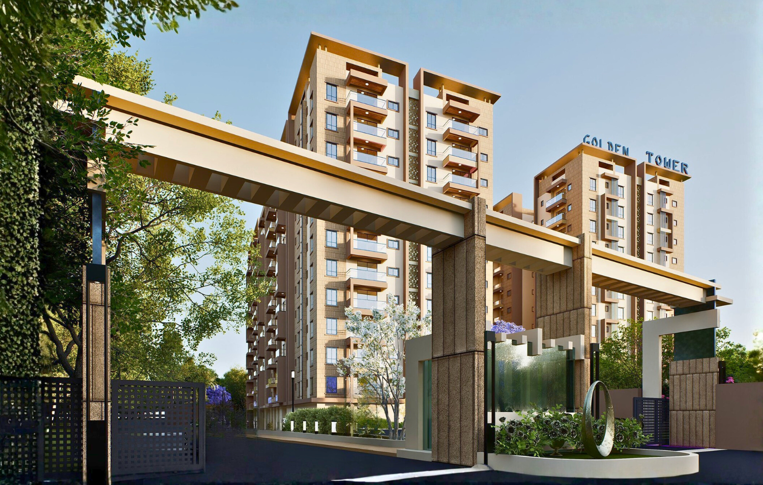 3bhk flats for sale in Yelahanka bedroom interiors SLV Golden Tower