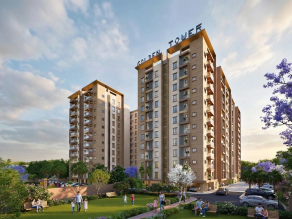 3BHK flats for sale in Yelahanka at SLV Golden Tower by Globes Properties