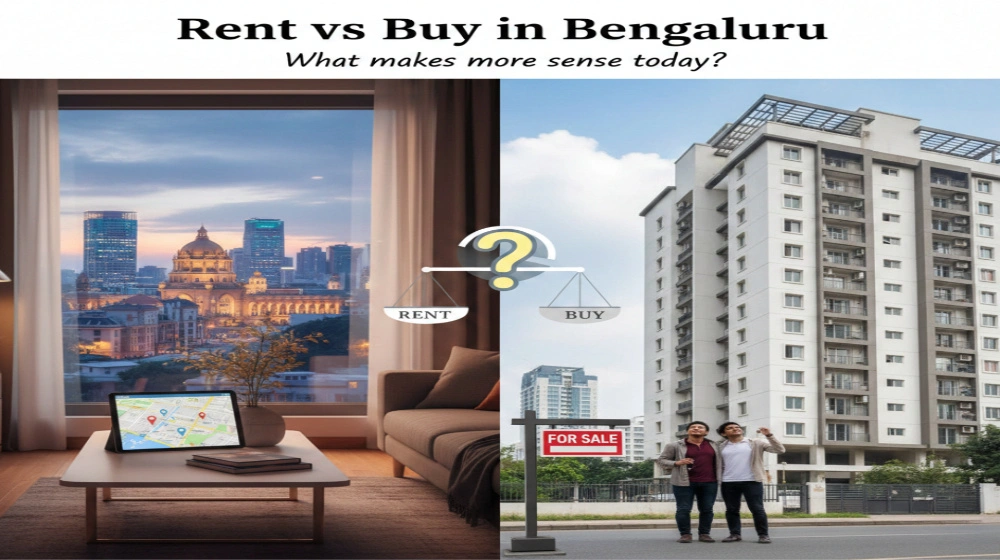 2bhk flats in Medahalli Bangalore rent vs buy analysis by Globes Properties