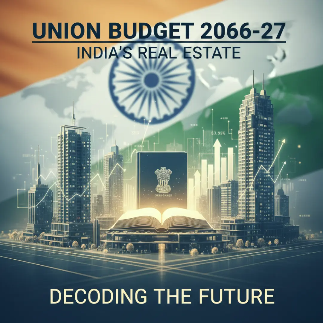 Union Budget 2026-27 impact on Indian real estate and 3bhk flats in Vinayak layout