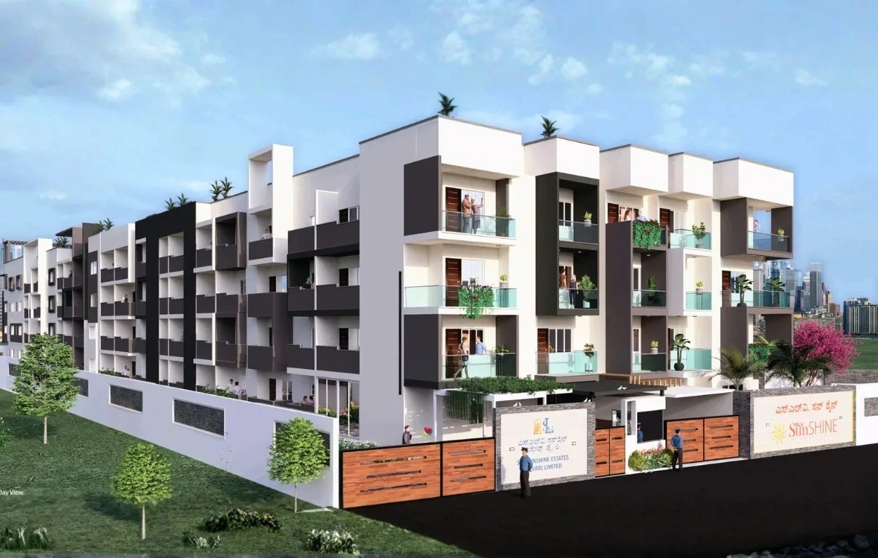 3BHK flats for sale in Jakkur at SLV Sunshine by Globes Properties Bangalore