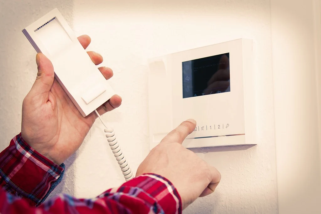 Intercom facility setup for seamless communication at Anvika Adobe