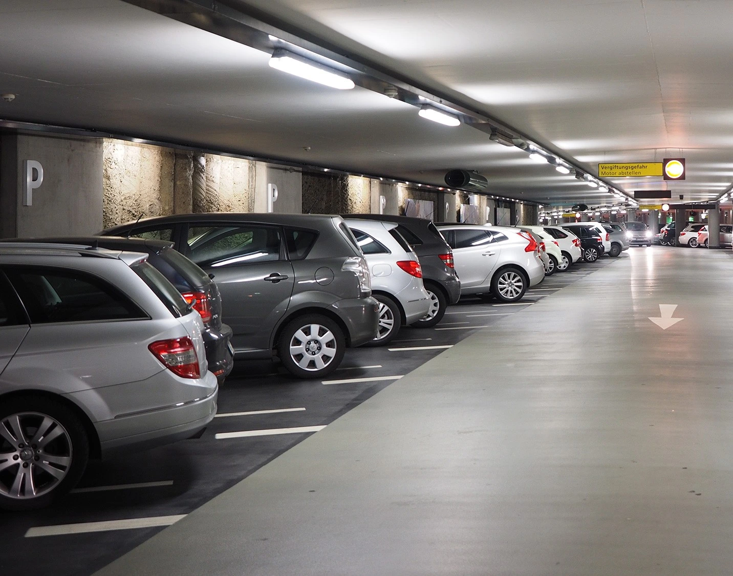 Covered car parking in Elite Homes Bangalore residential project