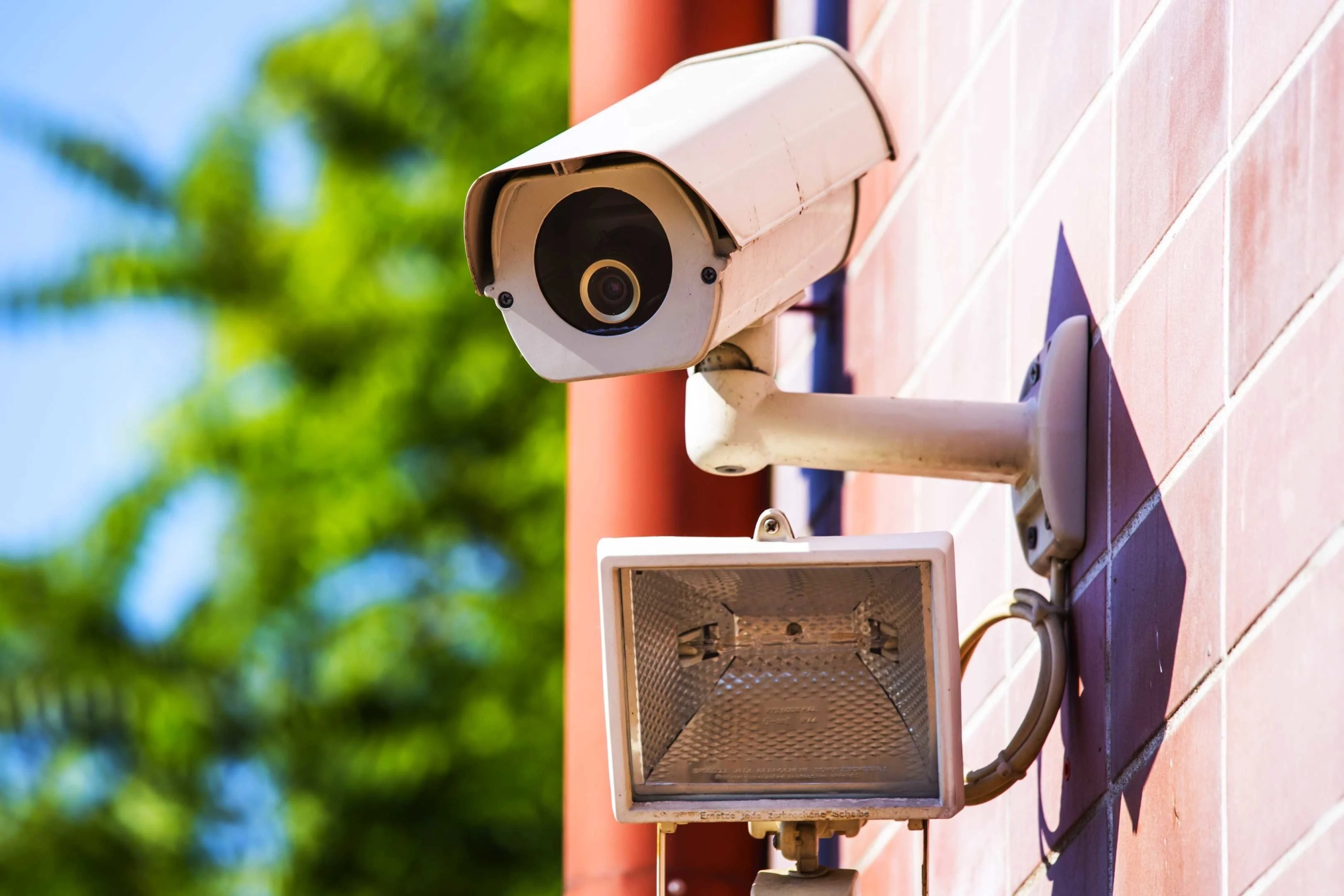 High-tech CCTV Surveillance cameras ensuring 24/7 security at Anvika Adobe