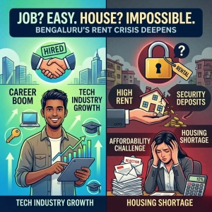 Job? Easy. House? Impossible Bengaluru’s Rent Crisis Deepens.