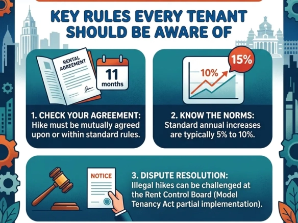 Bengaluru rent increase rules guide for tenants and landlords