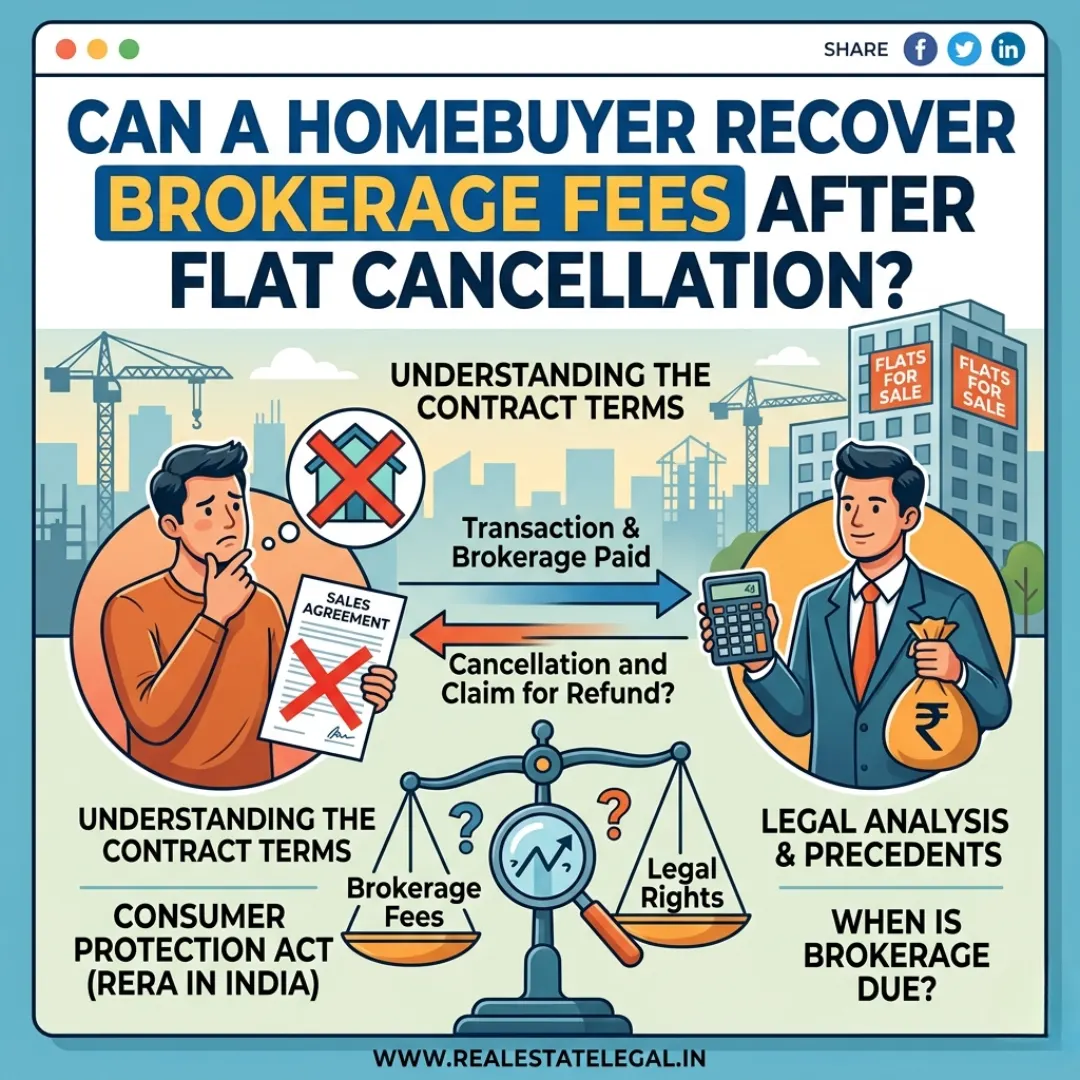 Brokerage fees refund rules for cancelled flat bookings at Elite Home K Narayanapura 2 and 3 BHK flats by Globes Properties