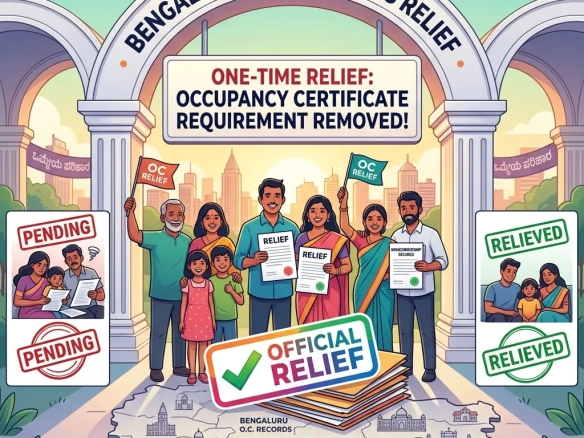 Occupancy Certificate Bengaluru update for homeowners with Elite Homes apartments in K Narayanapura by Globes Properties