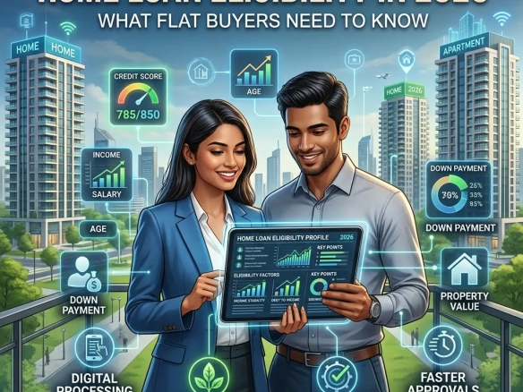Home loan eligibility 2026 guide for flat buyers exploring Elite Homes in K Narayanapura by Globes Properties