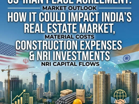 US-Iran Peace Agreement impact on India real estate market with Globes Properties Elite Homes K Narayanpura apartments