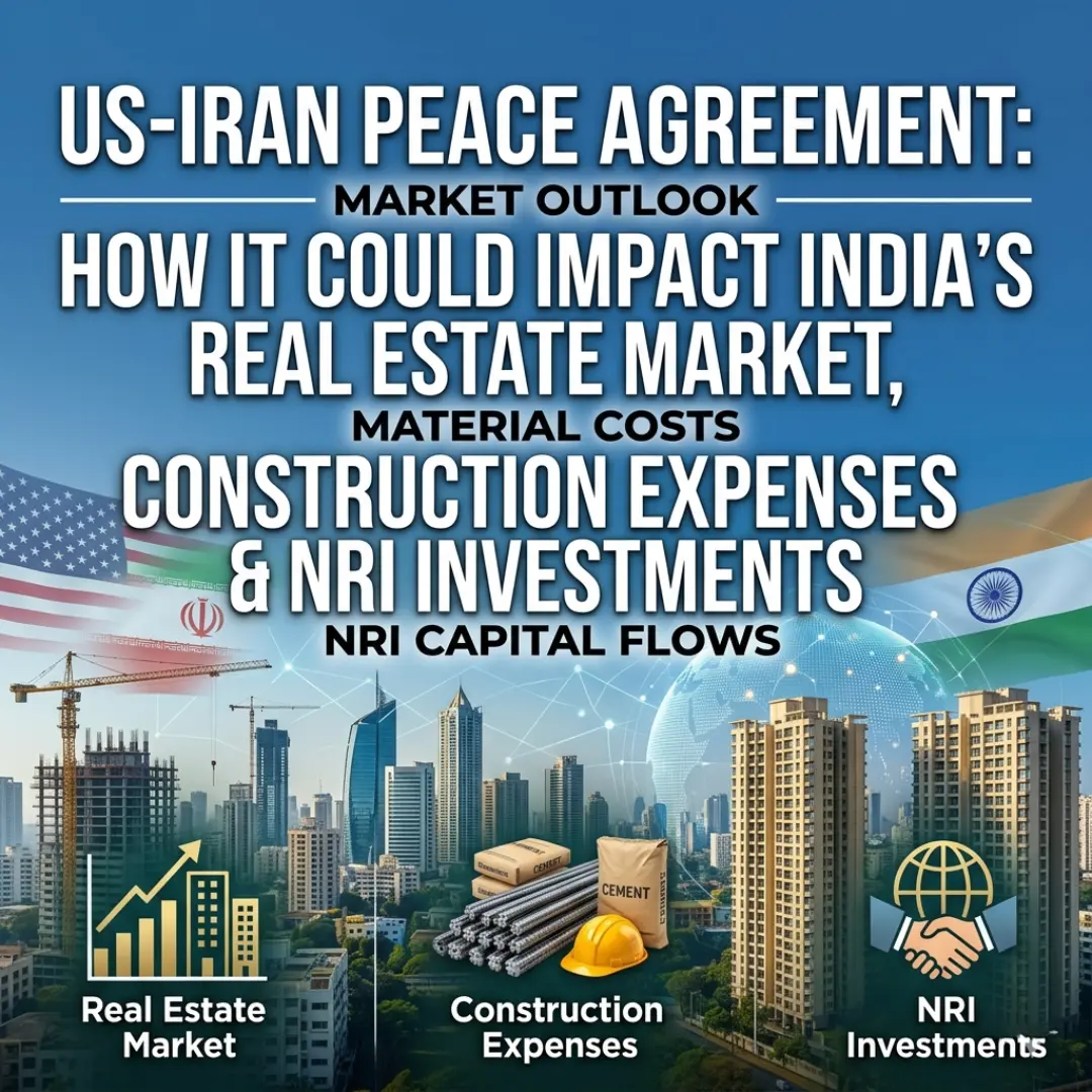 US-Iran Peace Agreement impact on India real estate market with Globes Properties Elite Homes K Narayanpura apartments