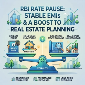 RBI Rate Pause Expected to Keep Home Loan EMIs Stable, Boost Real Estate Planning.