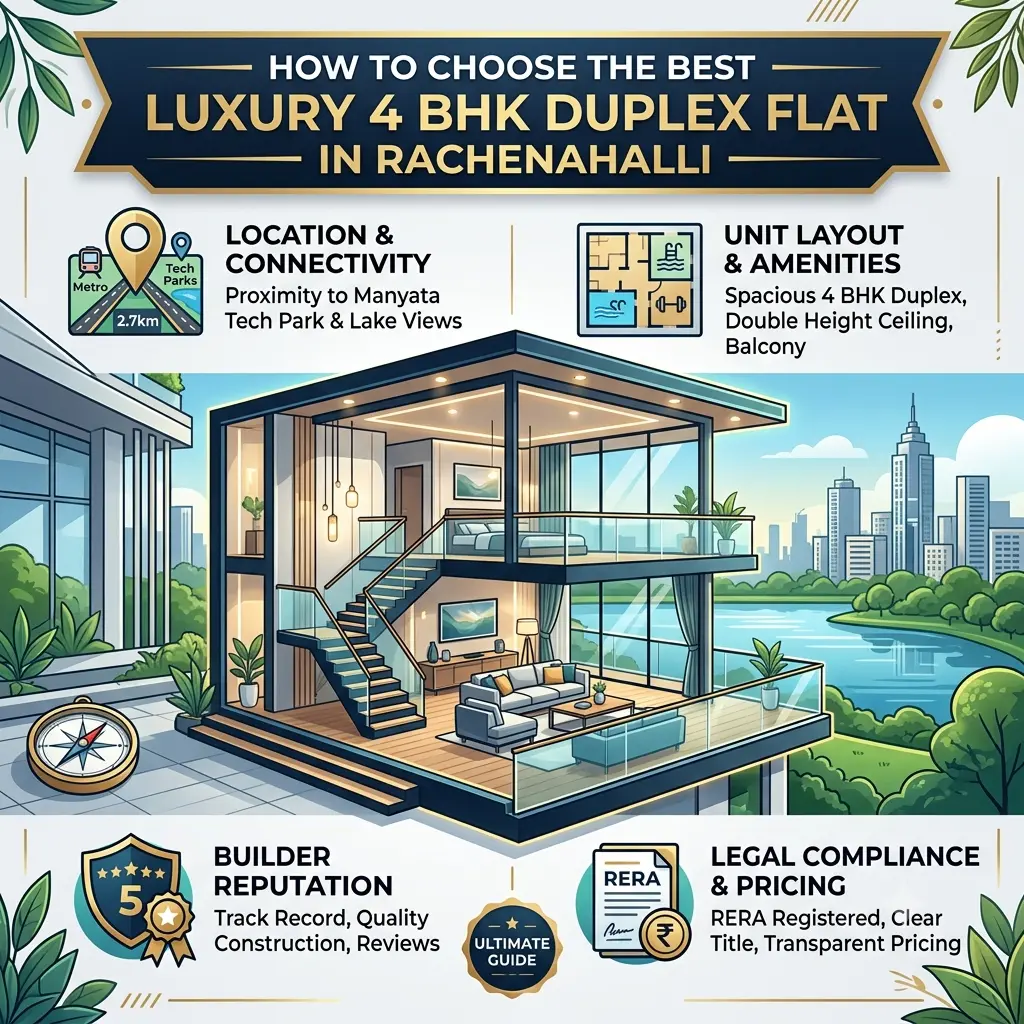 Luxury 4 BHK in Rachenahalli at SB Urban Park by Globes Properties with modern duplex homes and premium amenities