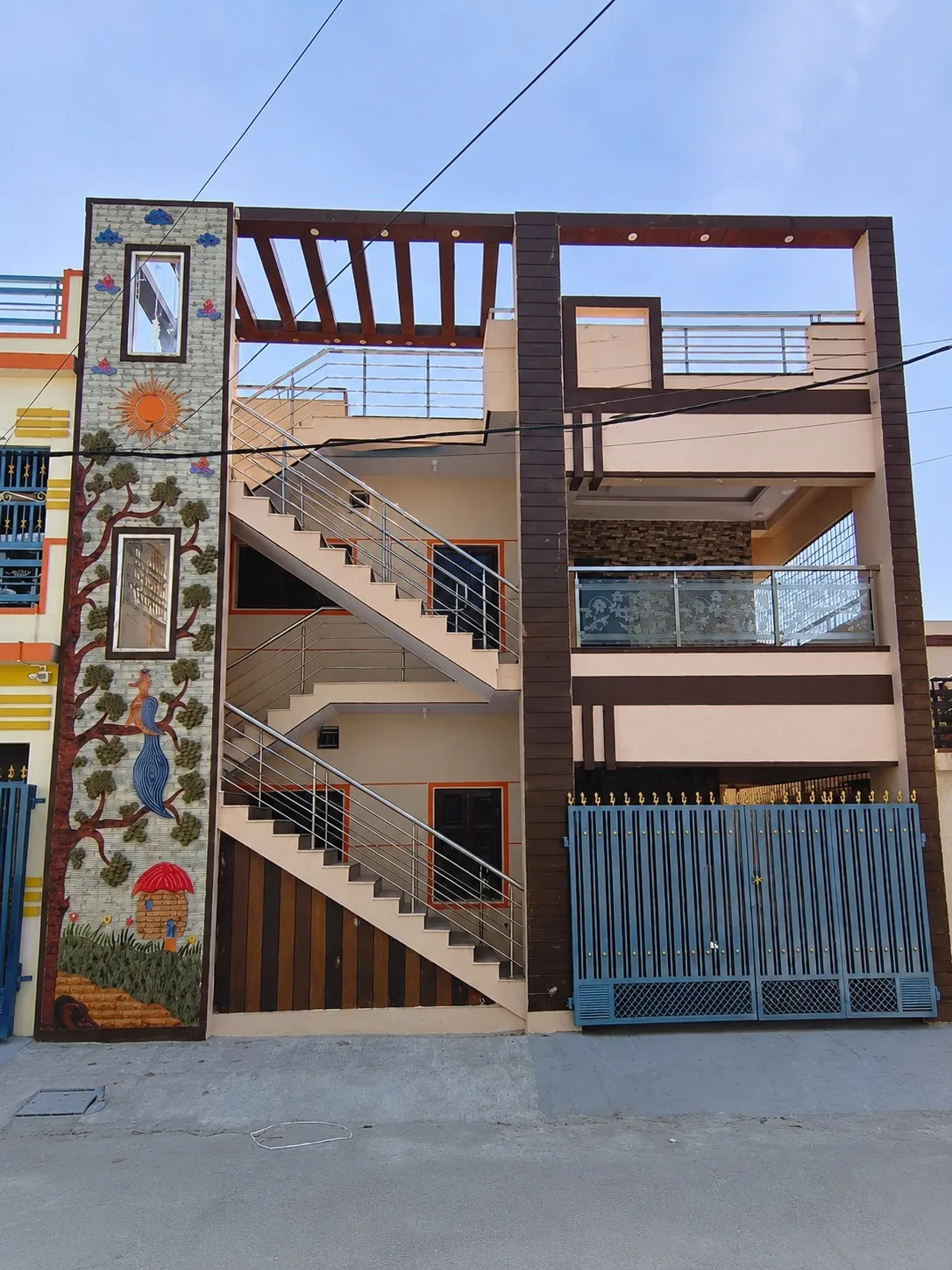 East-facing G+1 independent house in Varanasi Road, Bangalore